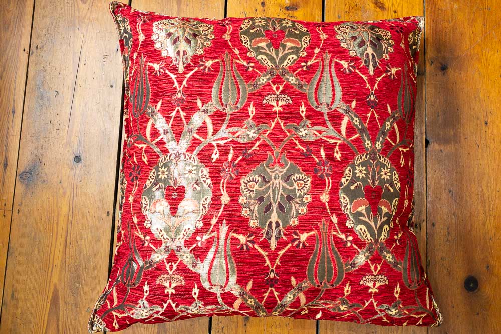 Medium Red Ottoman Turkish Tulip Cushion Cover 68x68cm